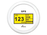 GPS-Speedo-Digital weiß