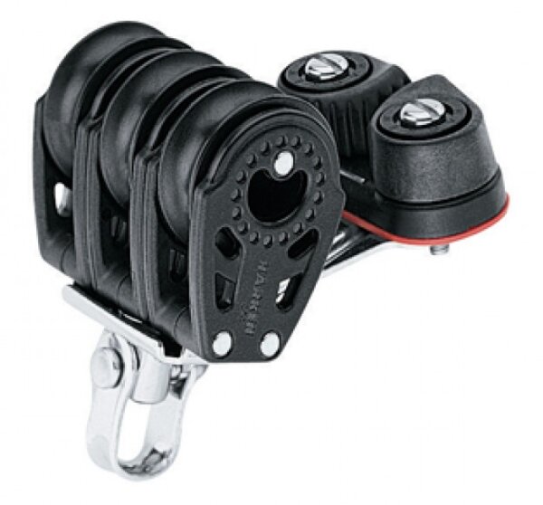 Harken 29mm Carbo Dreifachblock mit Carbo-Cam