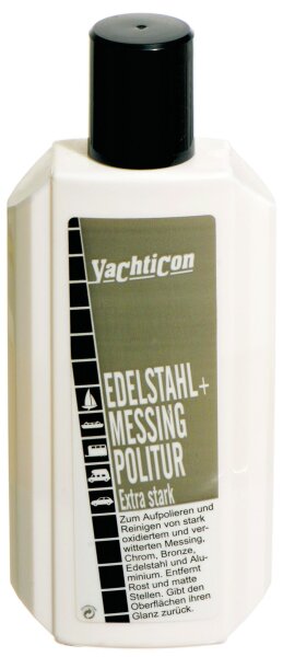 Yachticon Edelstahl + Messing Politur Extra Stark 250 ml